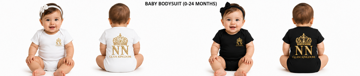 NN Glam Kingdom Baby Bodysuit