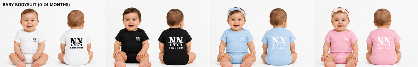 NN Glam Kingdom Baby Bodysuit